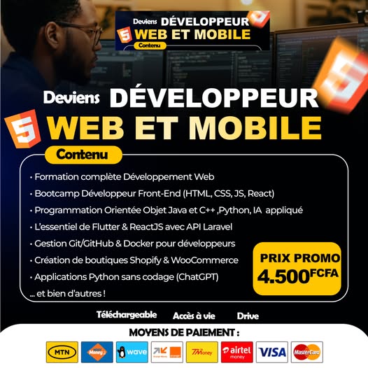 Formation développeur web & mobile