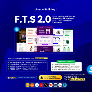 37 Templates de Tunnel de vente Premium
