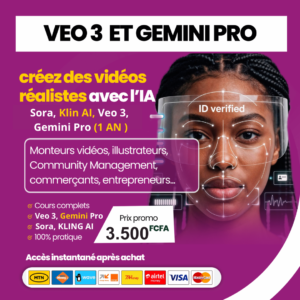 Formation IA : Crée des vidéos avec VEO 3 & Gemini Pro – KLING AI et SORA